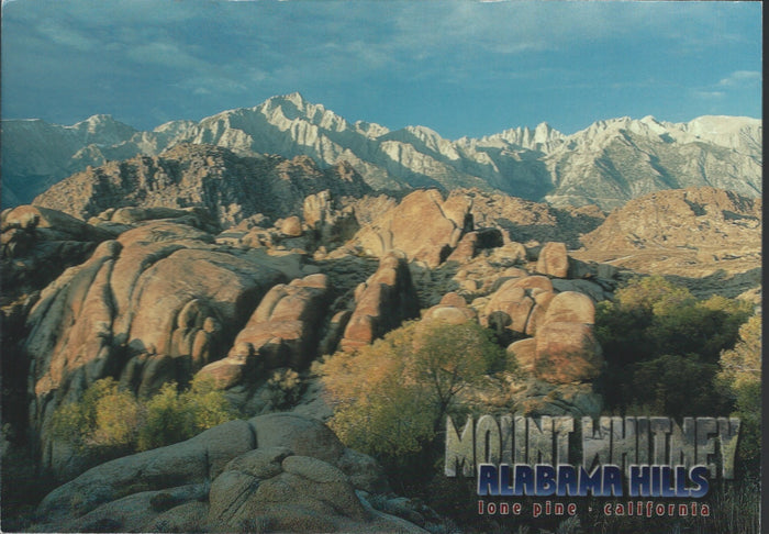 Mt. Whitney Alabama Hills Postcard-QTY=50