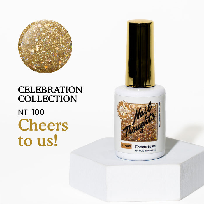 Nail Thoughts NT-100 Cheers to us! NT Color Bottle Nail Thoughts