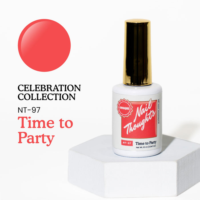 Nail thoughts NT-97 Time To Party NT Color Bottle Nail Thoughts