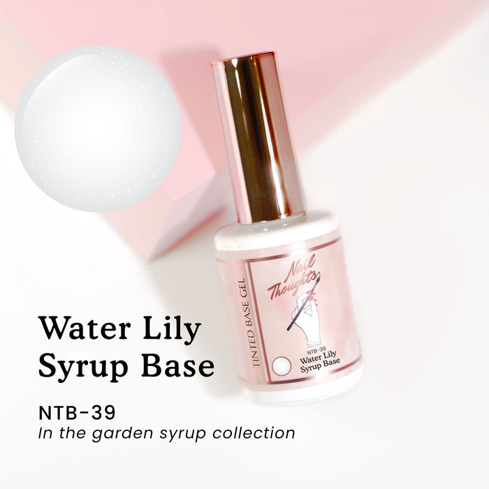 Nail thoughts NTB-39 Water Lily Syrup Base NTB Base Nail Thoughts