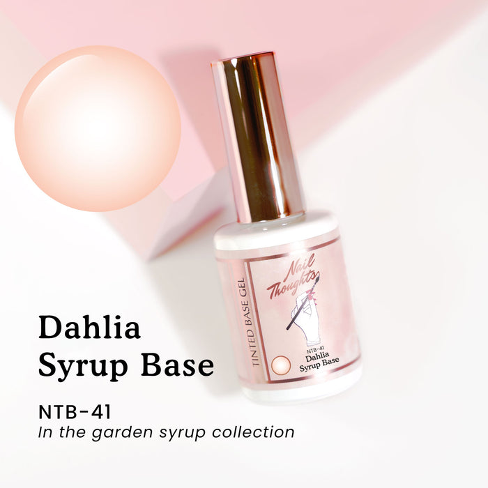 Nail thoughts NTB-41 Dahlia Syrup Base NTB Base Nail Thoughts