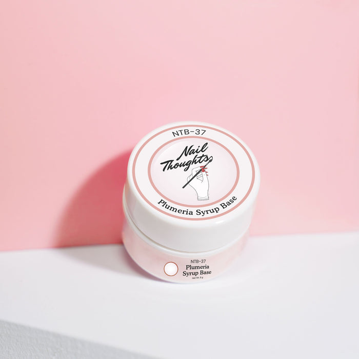 Nail thoughts POT NTB-37 Plumeria Syrup Base 8g NTB Base Nail Thoughts
