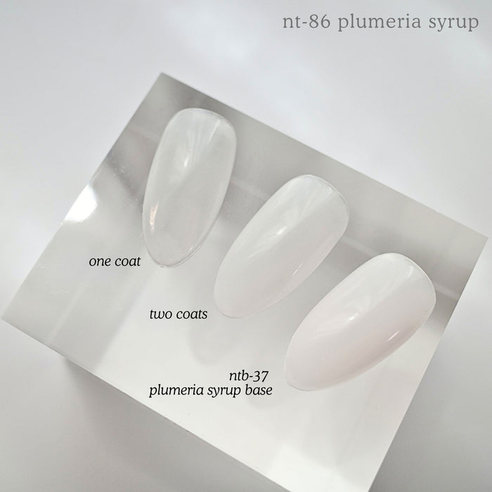 Nail thoughts POT NTB-37 Plumeria Syrup Base 8g NTB Base Nail Thoughts