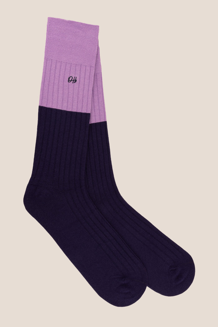 Oswin Hyde Dual Tone three pack socks for men with sophisticated design, packaged for gifting.