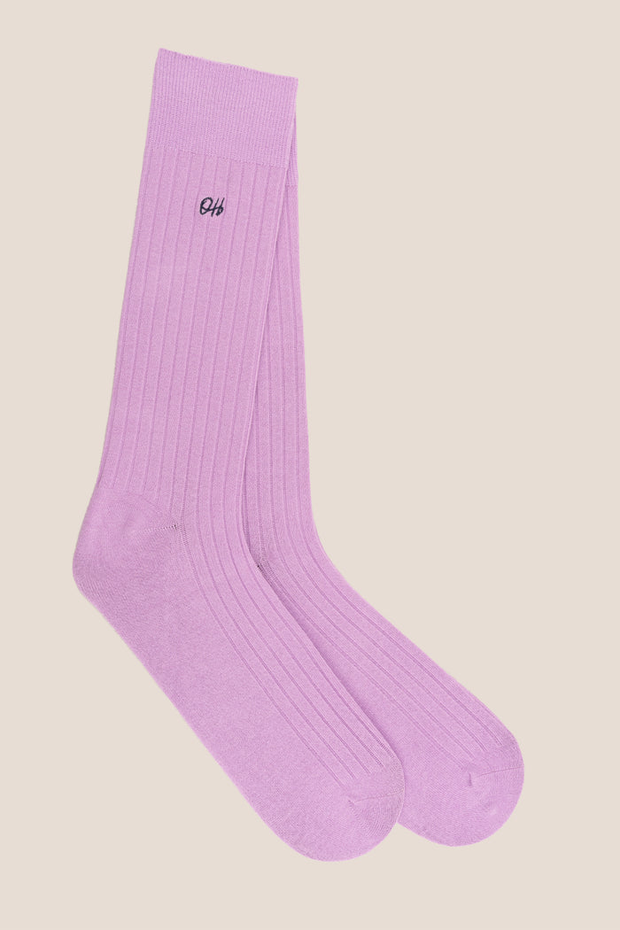 Oswin Hyde Pastel Heaven men’s cotton socks in a six-pack. These luxury socks offer comfort, style, and a soft pastel design for everyday wear.