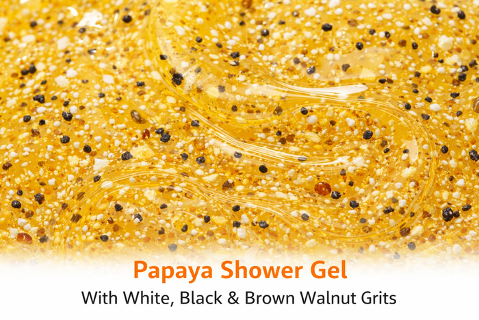 P+50 GOLD Exfoliating Papaya Brightening Shower Gel Scrub (1000ml)