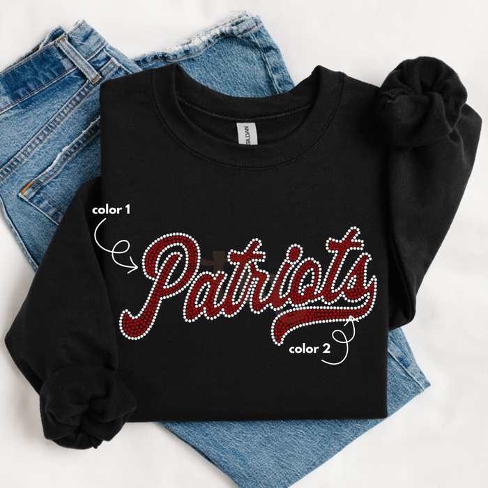 Patriots Script SPANGLE TRANSFER
