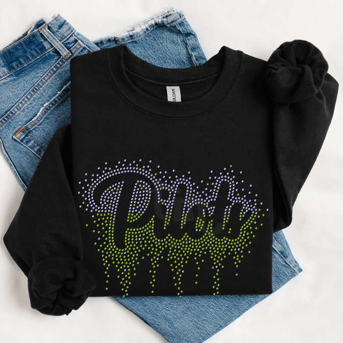 Pilots Ombre Drip RHINESTONE TRANSFER