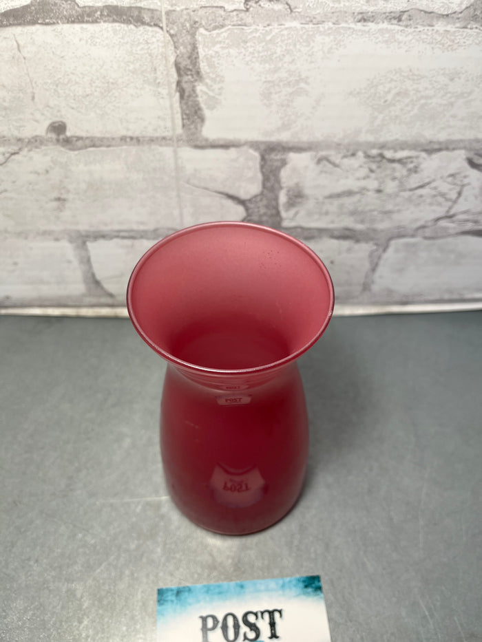Pink Shimmery Glass Vase