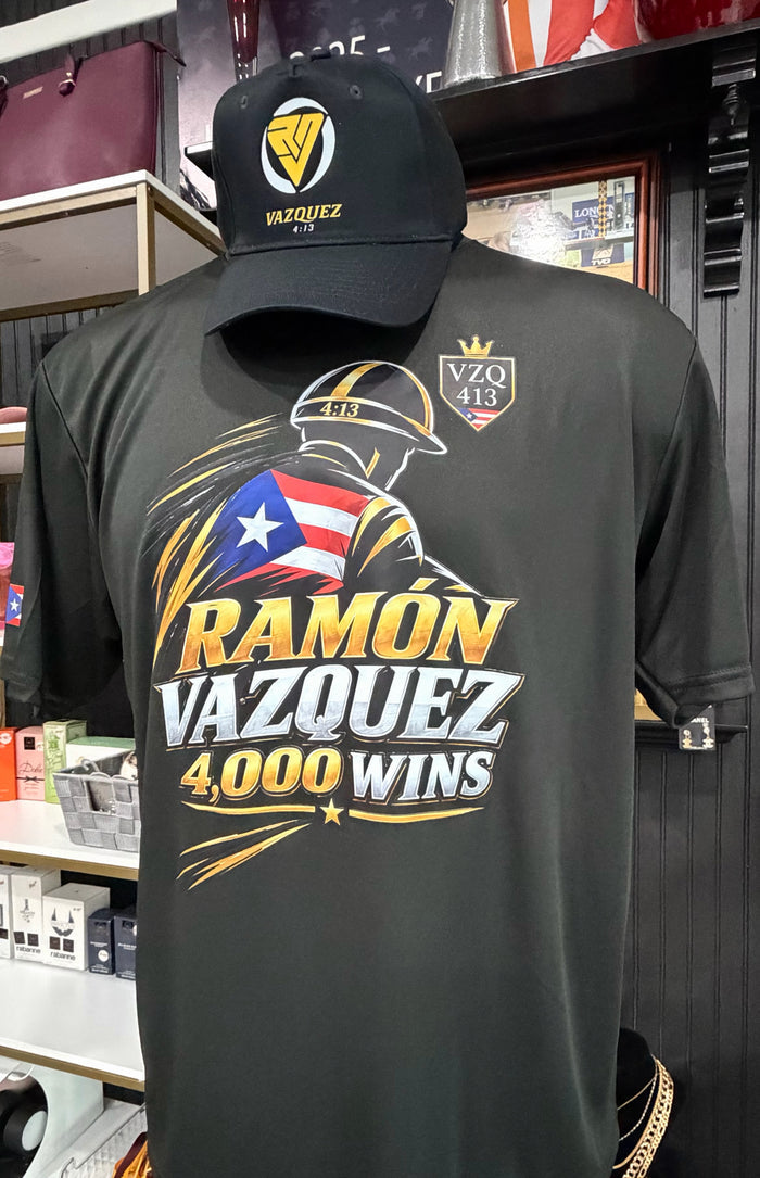 Ramón Vázquez 4,000 Overall Wins Limited-Edition T-Shirt