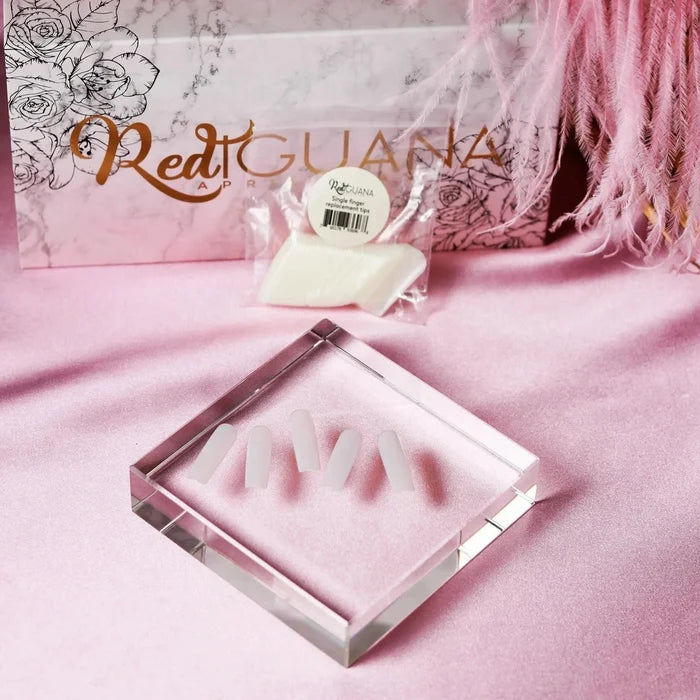 Red Iguana 3.0 Middle Finger Nail Tips Nail Tips Red Iguana