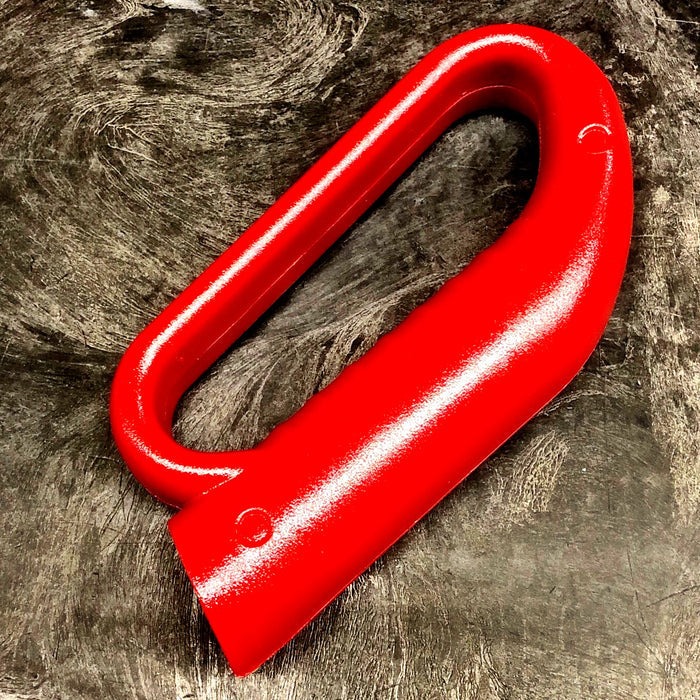 RED PLASTIC HANDLE GRIP (2 PIECES) FOR SANITAIRE VACUUMS