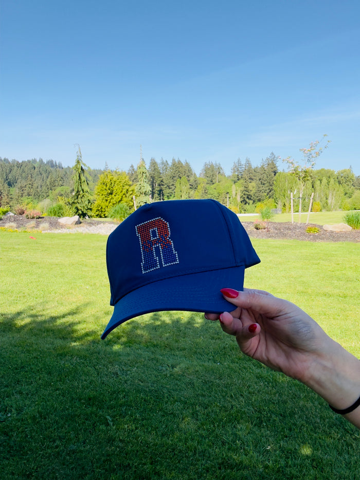 Ridgefield R Rhinestone Hat