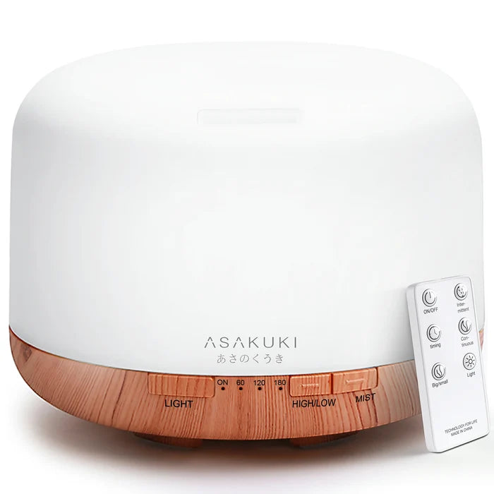 Rock Light Wood Essential Oil Diffuser