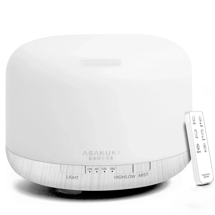 Rock White Wood Essential Oil Diffuser