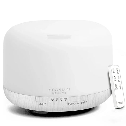Rock White Wood Essential Oil Diffuser