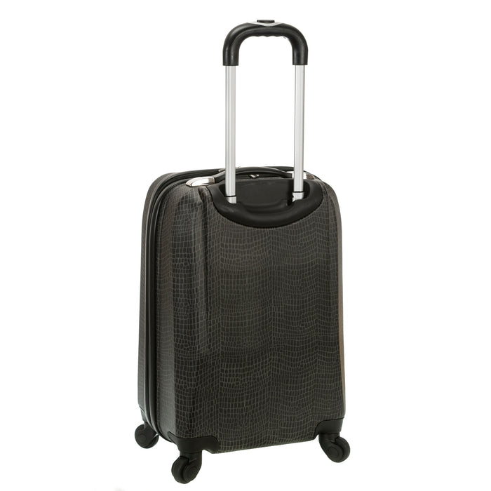 Rockland Vision Light Hardside Spinner Carry-On Luggage - Crocodile