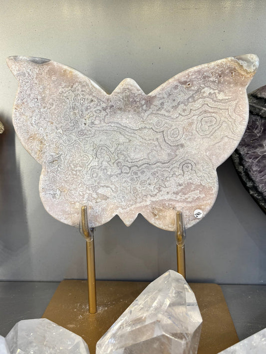 Rose Amethyst Butterfly