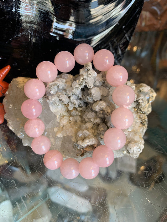 Rose Quartz 12mm Bracelet