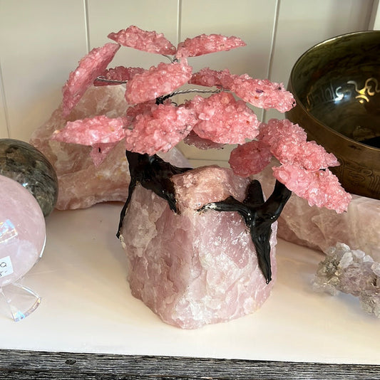 Rose Quartz Bonzai Tree