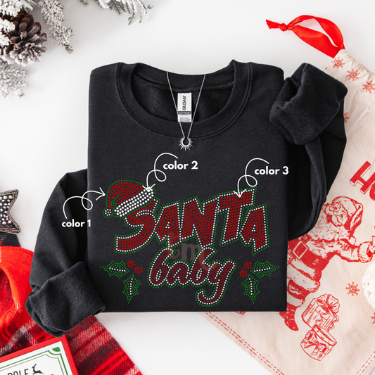 Santa Baby SPANGLES TRANSFER
