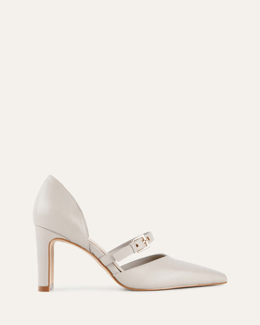 SAWYER HIGH HEELS BONE LEATHER
