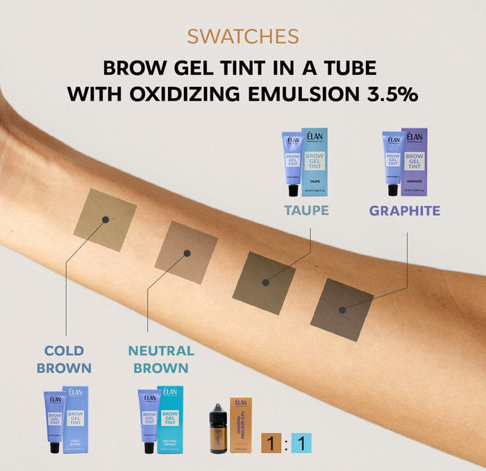 Short Dated — ELAN Brow Gel Tint Neutral Brown, 20 ml Eyebrow tint ELAN