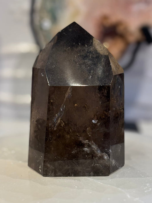 Smoky Quartz Tower