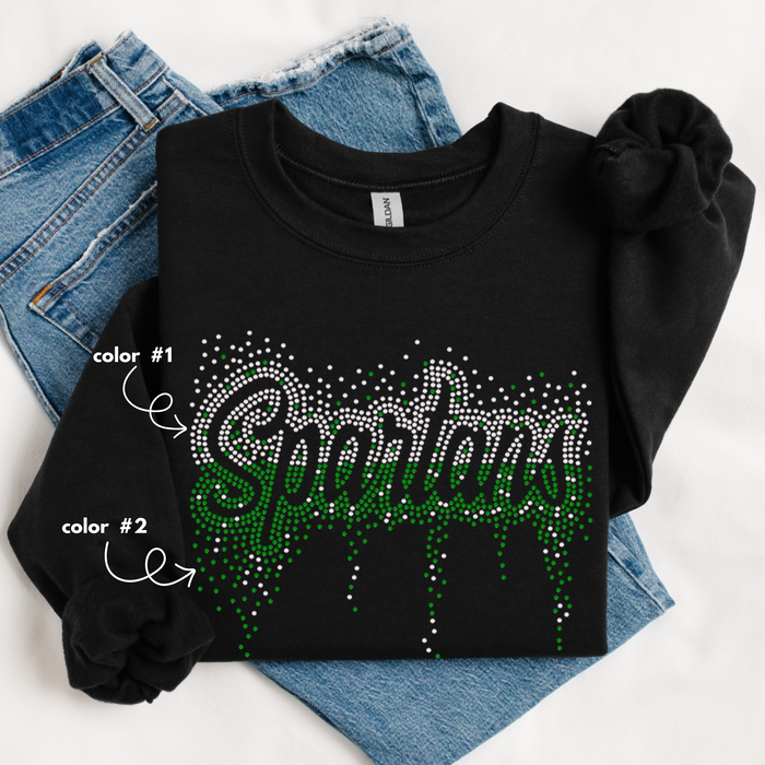 Spartans Ombre Drip SPANGLE TRANSFER