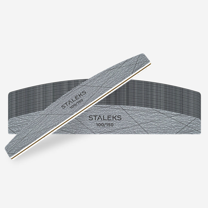 Staleks Crescent mineral nail file SMART 40 100/150 grit (25 pcs) Nail file Staleks