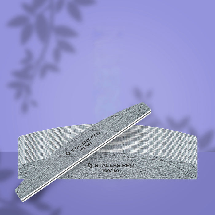 Staleks Crescent mineral nail file SMART 40 100/180 grit (25 pcs) Nail file Staleks