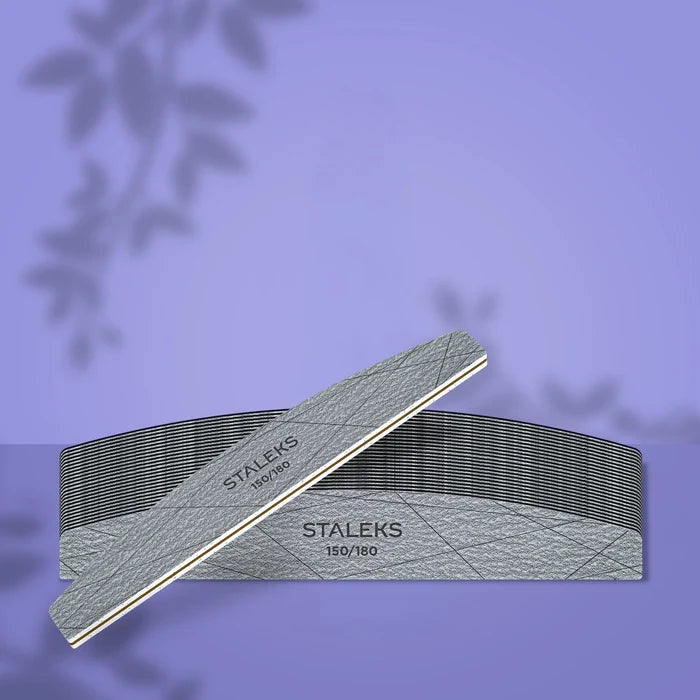 Staleks Crescent mineral nail file SMART 40 150/180 grit (25 pcs) Nail file Staleks