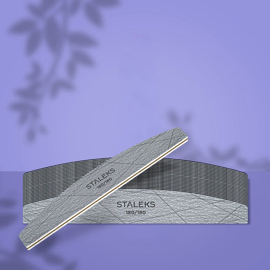 Staleks Crescent mineral nail file SMART 40 180/180 grit (25 pcs) Nail file Staleks