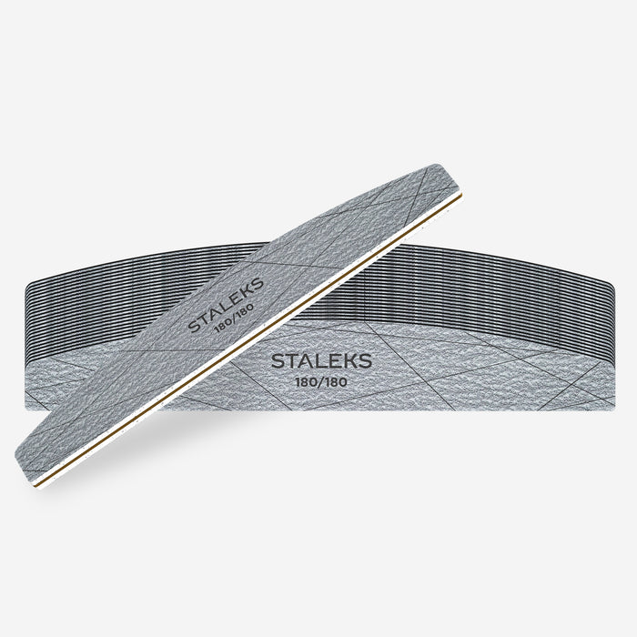 Staleks Crescent mineral nail file SMART 40 180/180 grit (25 pcs) Nail file Staleks