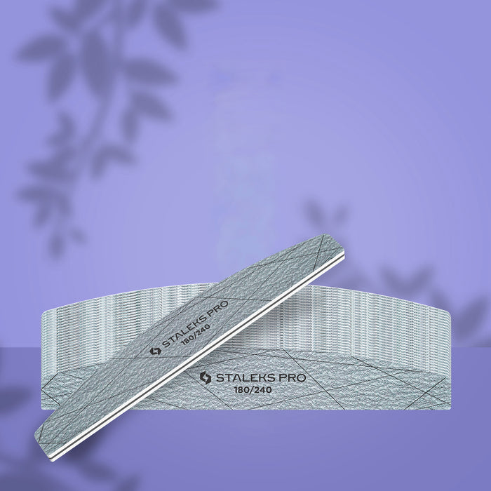 Staleks Crescent mineral nail file SMART 40 180/240 grit (25 pcs) Nail file Staleks