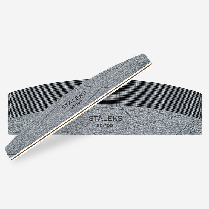 Staleks Crescent mineral nail file SMART 40 80/100 grit (25 pcs) Nail file Staleks