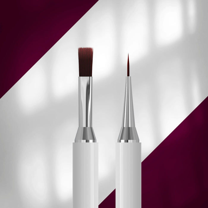 Staleks Double-ended brush EXCLUSIVE 08/03 for gel 10 mm / liner 10 mm Brushes Staleks
