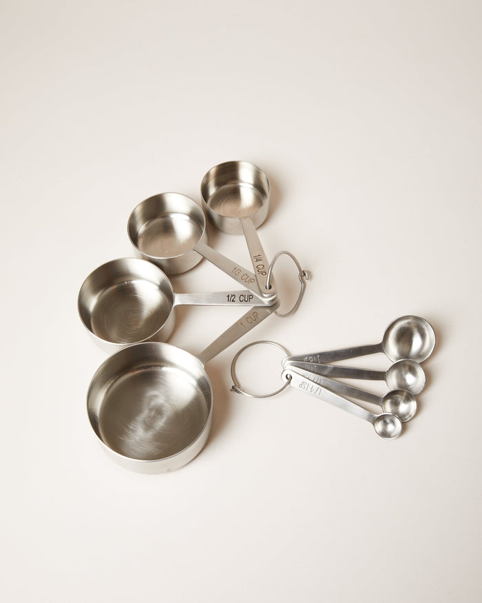Brushed Silver / Baker's Set