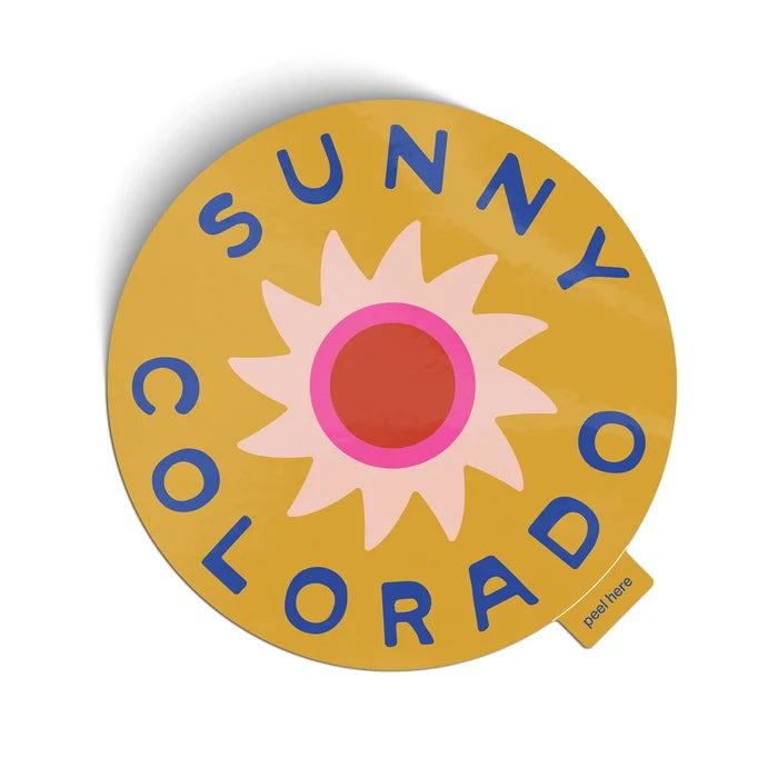 Sunny Colorado Sticker