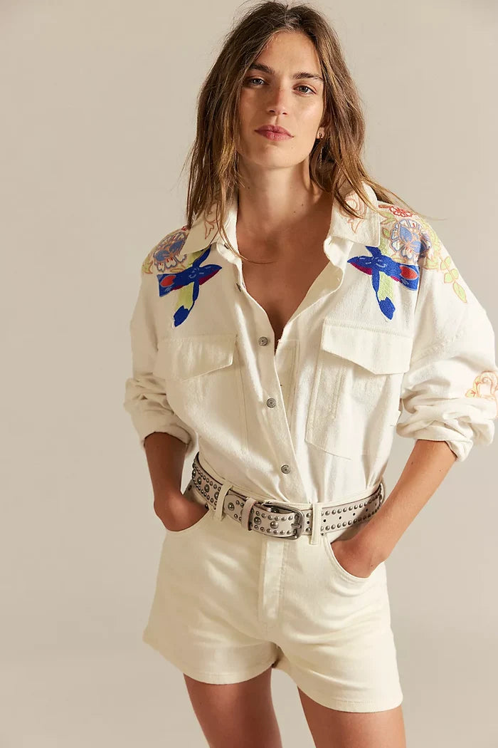 Take Flight Embroidered Shirt