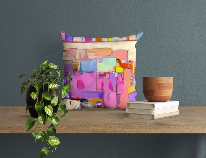 Throw Pillow, Abstract Pillow, Art Pillow, Colorful Pillow Case, Modern Pillow, Large Pillow Cases, Nursery Pillows, Girl Pillow