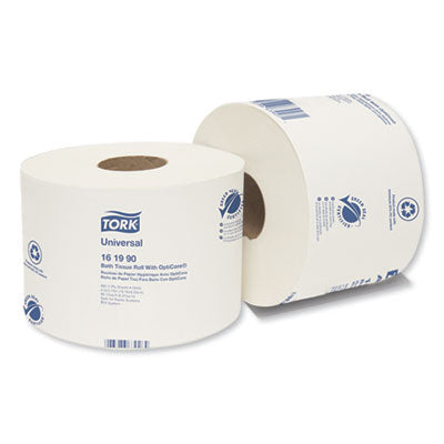 TORK 61990 UNIVERSAL 2 PLY TOILET TISSUE W/ OPTICORE 865x36/CS