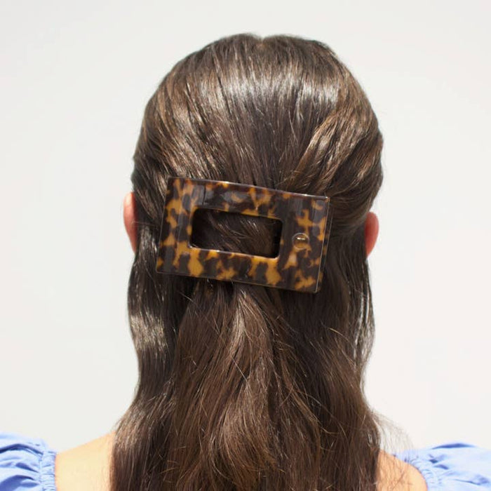 Tortoise Medium Flat Rectangle Clip