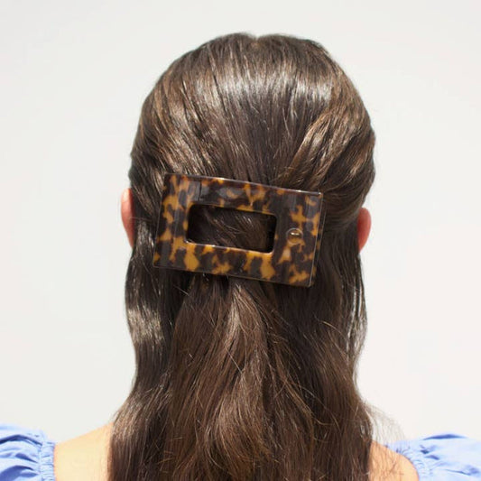 Tortoise Medium Flat Rectangle Clip