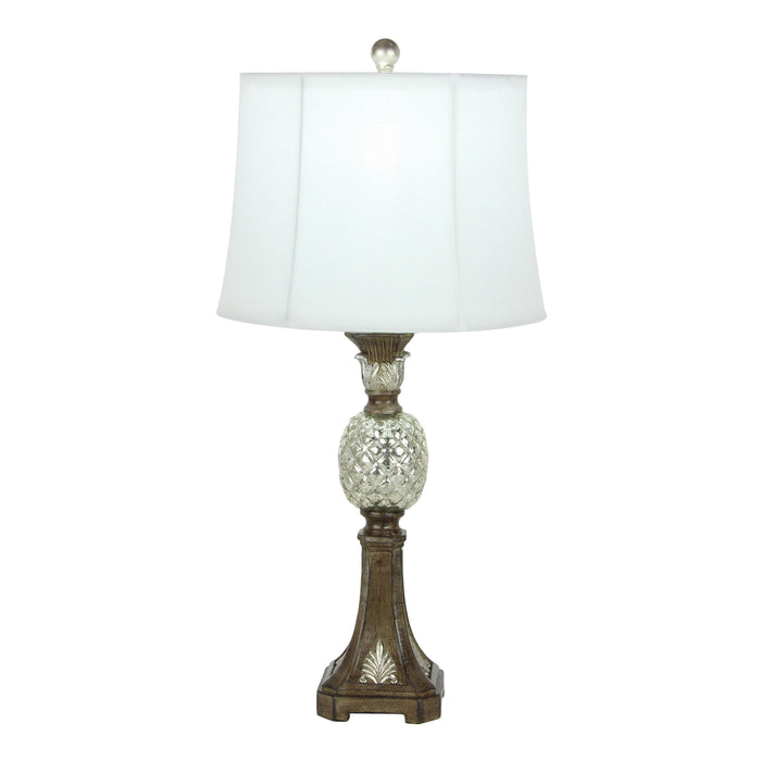 Urban Designs Maui 29-Inch Polystone Glass 2-Piece Table Lamp Set