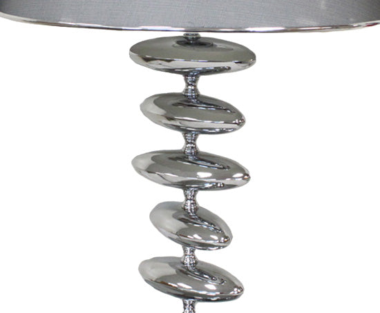 Urban Designs Wilshire 64" Silver Floor Lamp