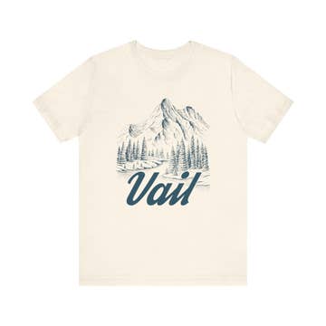 Vail Mountain Illustration Tee