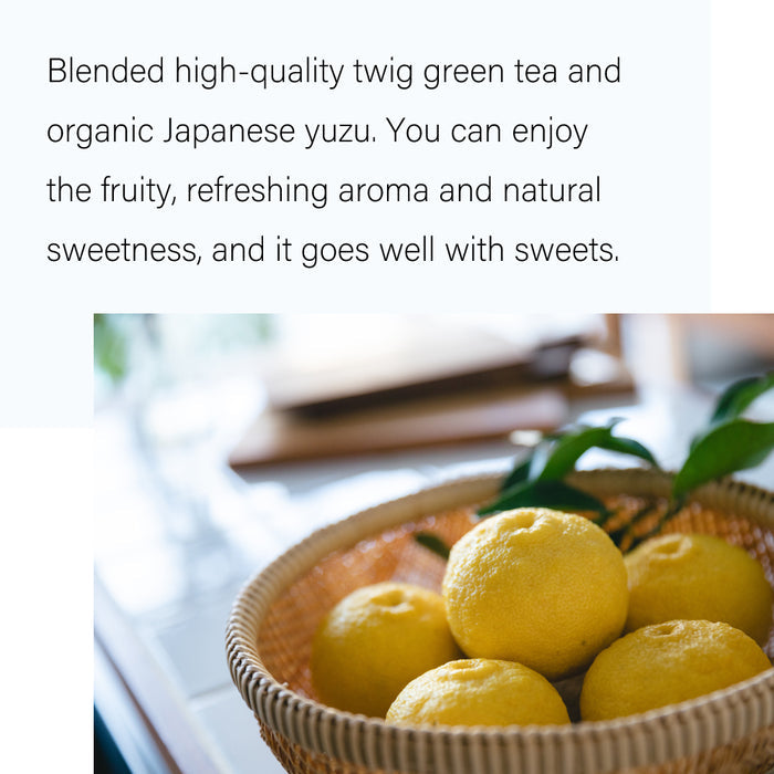 Yuzu Tea - Green Tea with Dried Yuzu Citrus 2.5g x 15 teabags