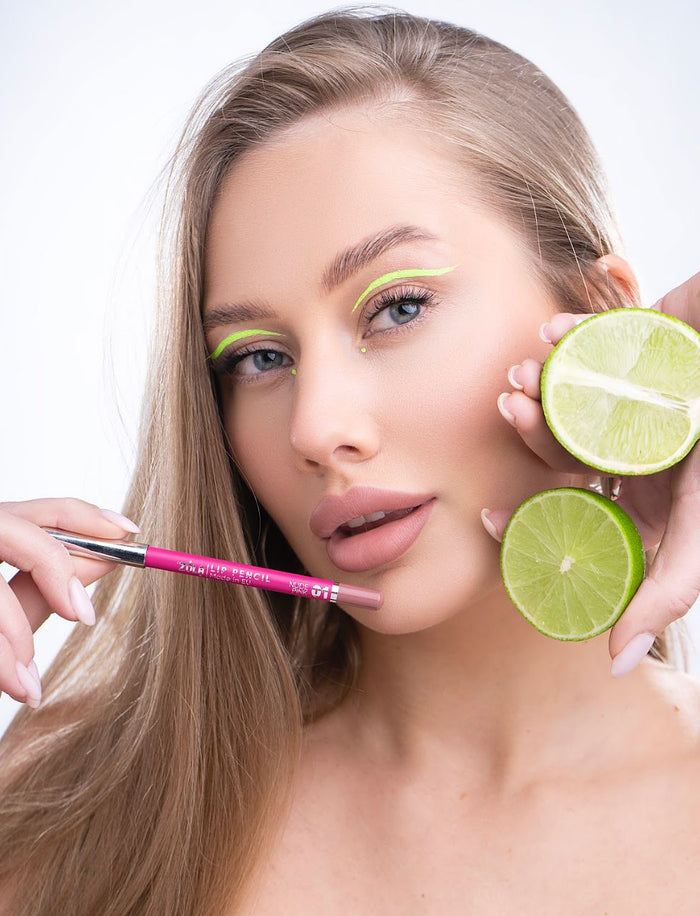 ZOLA Case with Sharpener and Set of 5 Lip Pencils Lipstick ZOLA